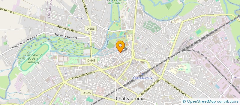 localisation de l'entreprise MADAME ISABELLE LEFEBVRE à CHATEAUROUX