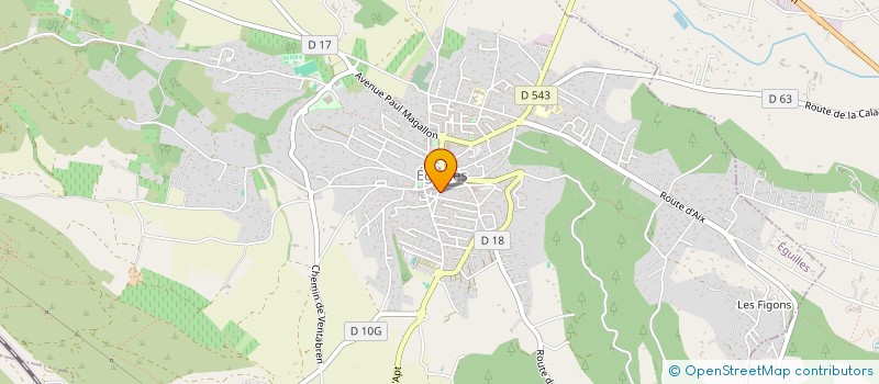 localisation de l'entreprise MADAME ISABELLE LEFEBVRE  EGUILLES