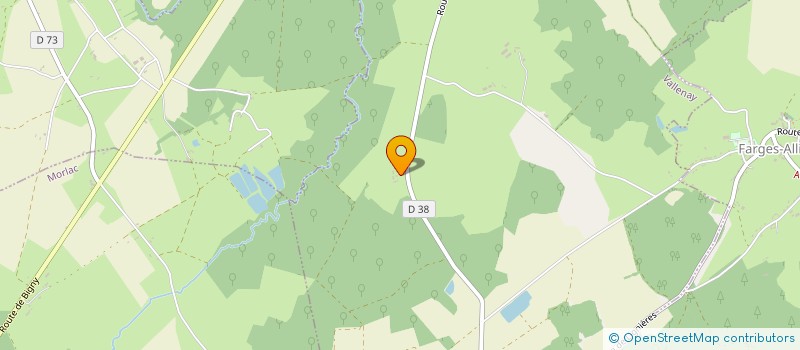 localisation de l'entreprise MADAME ISABELLE LEFEUVRE  VALLENAY