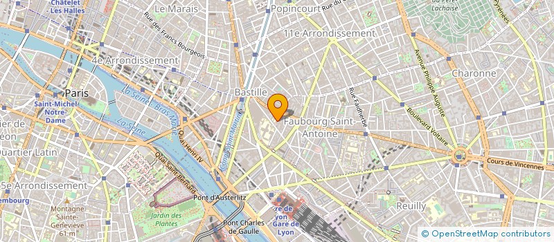 localisation de l'entreprise MADAME ISABELLE LEFRANCOIS  PARIS