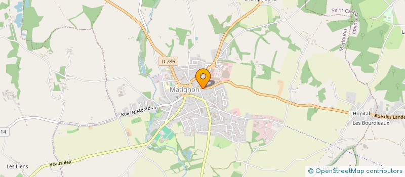 localisation de l'entreprise MADAME ISABELLE LEFRAY à MATIGNON