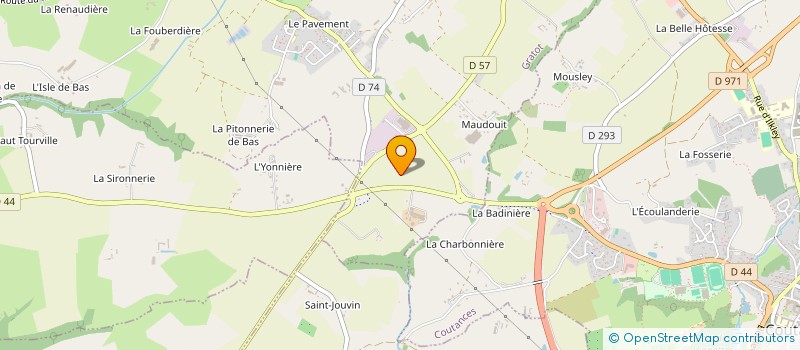 localisation de l'entreprise MADAME ISABELLE LEGALLAIS  HEUGUEVILLE-SUR-SIENNE