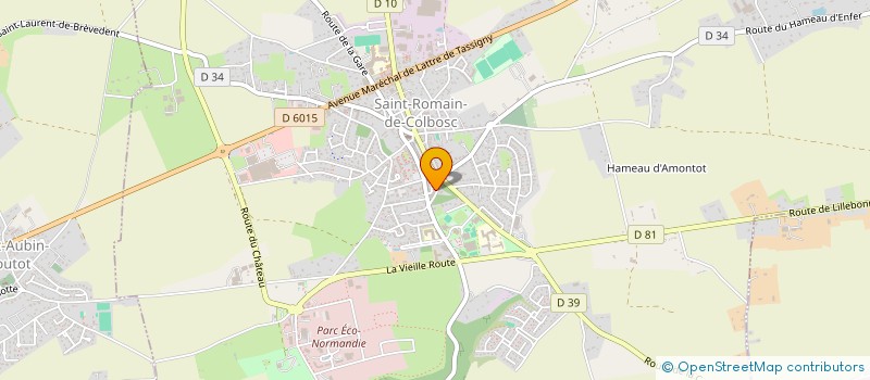 localisation de l'entreprise MADAME ISABELLE LEGAY  SAINT-ROMAIN-DE-COLBOSC