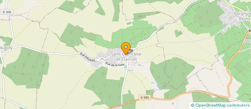 localisation de l'entreprise MADAME ISABELLE LEGEAS  SAINT-EUPHRAISE-ET-CLAIRIZET