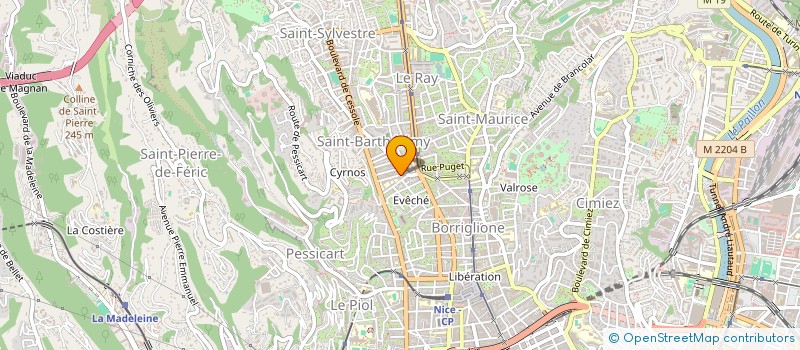 localisation de l'entreprise MADAME ISABELLE LEGER  NICE