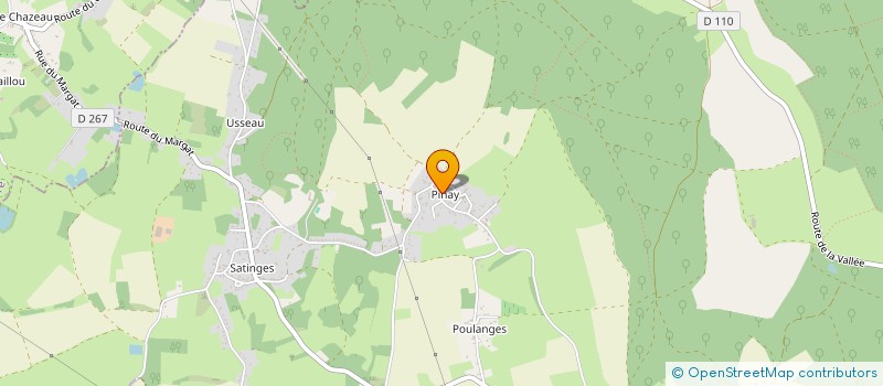 localisation de l'entreprise MADAME ISABELLE LEGER à PARIGNY-LES-VAUX