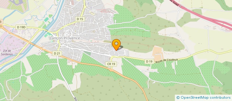 localisation de l'entreprise MADAME ISABELLE LEGER  LANCON-PROVENCE