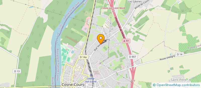 localisation de l'entreprise MADAME ISABELLE LEGRAND à COSNE-COURS-SUR-LOIRE