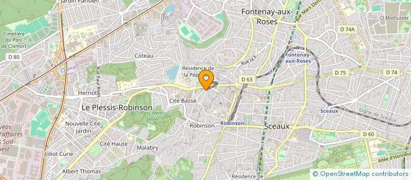 localisation de l'entreprise MADAME ISABELLE LEGRAND à LE PLESSIS-ROBINSON