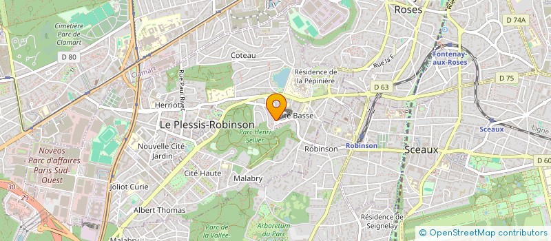 localisation de l'entreprise MADAME ISABELLE LEGRAS  LE PLESSIS-ROBINSON