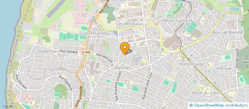 localisation de l'entreprise MADAME ISABELLE LEGROS  LE HAVRE