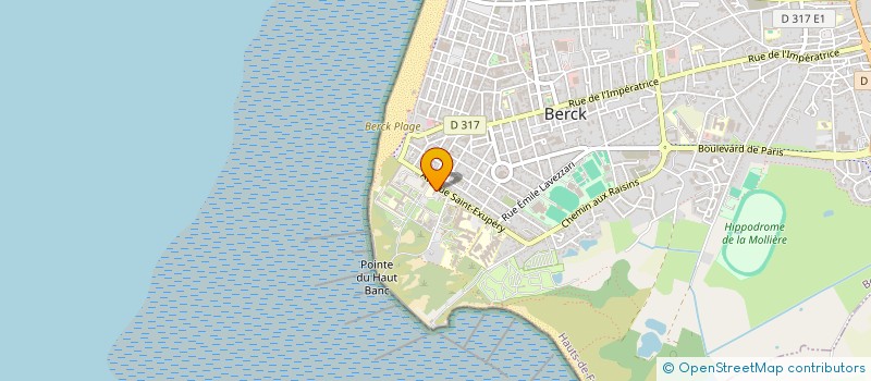 localisation de l'entreprise MADAME ISABELLE LEGUAY  BERCK