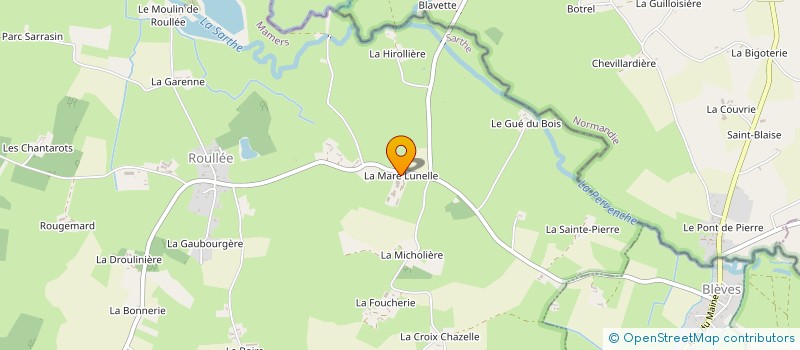 localisation de l'entreprise MADAME ISABELLE LEHUGEUR  VILLENEUVE-EN-PERSEIGNE