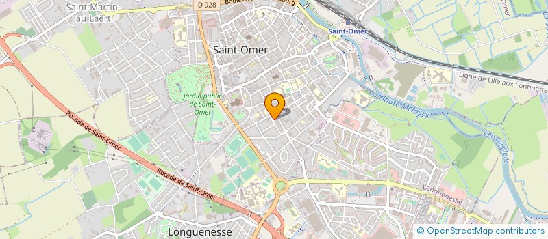 localisation de l'entreprise MADAME ISABELLE LEMAIRE à SAINT-OMER