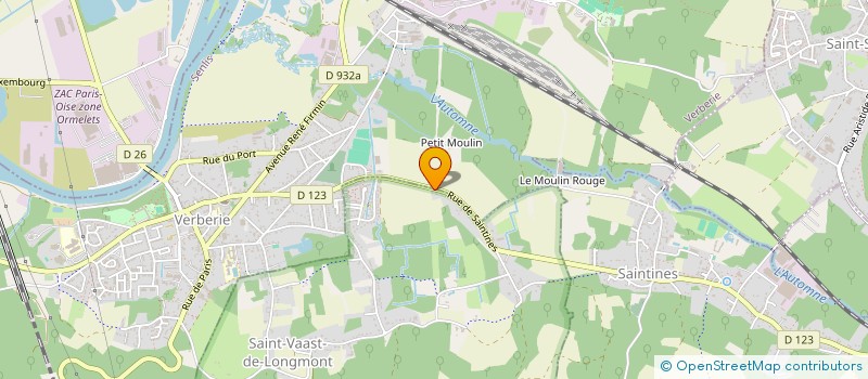 localisation de l'entreprise MADAME ISABELLE LEMAIRE  SAINT-VAAST-DE-LONGMONT