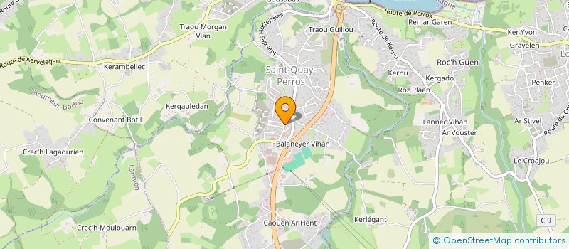 localisation de l'entreprise MADAME ISABELLE LEMAITRE  SAINT-QUAY-PERROS