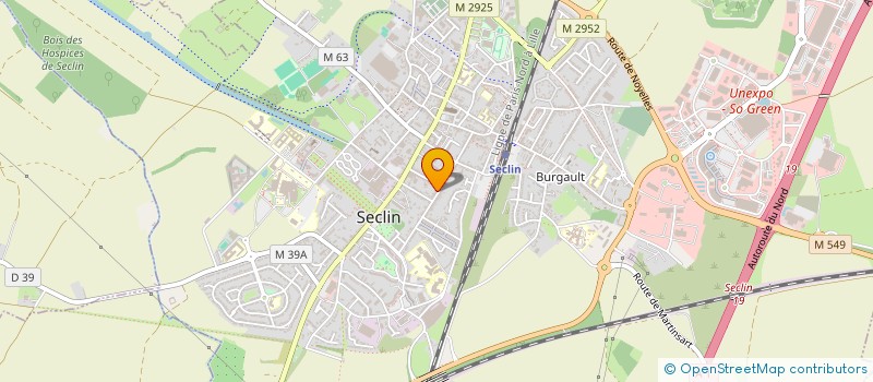 localisation de l'entreprise MADAME ISABELLE LEMAR  SECLIN