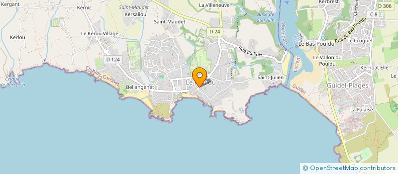 localisation de l'entreprise MADAME ISABELLE LEMASSON  CLOHARS-CARNOET