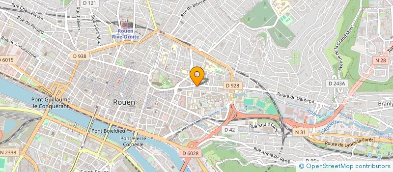 localisation de l'entreprise MADAME ISABELLE LEMETAIS à ROUEN