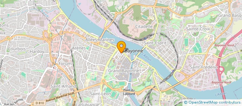 localisation de l'entreprise MADAME ISABELLE LEMIERE à BAYONNE