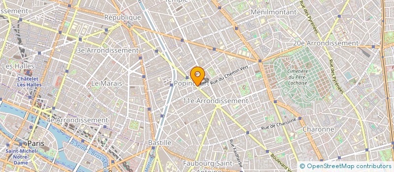 localisation de l'entreprise MADAME ISABELLE LEMOINE  PARIS