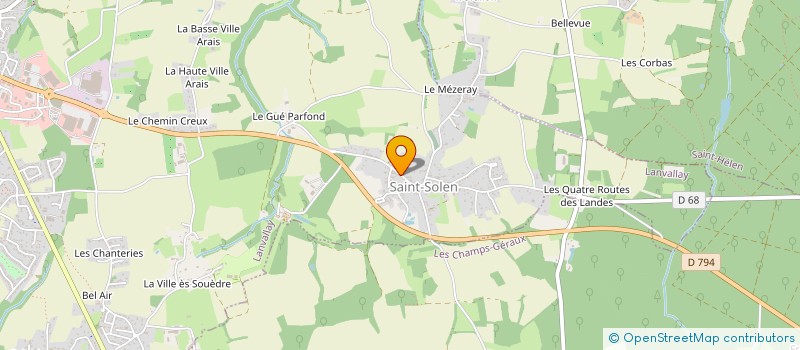 localisation de l'entreprise MADAME ISABELLE LEMONNIER  LANVALLAY