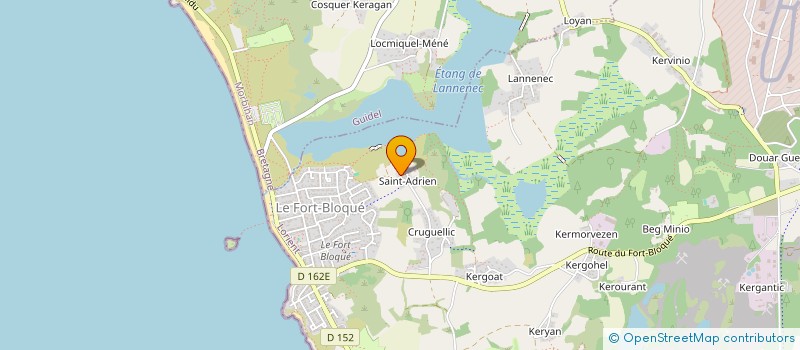 localisation de l'entreprise MADAME ISABELLE LENA  PLOEMEUR