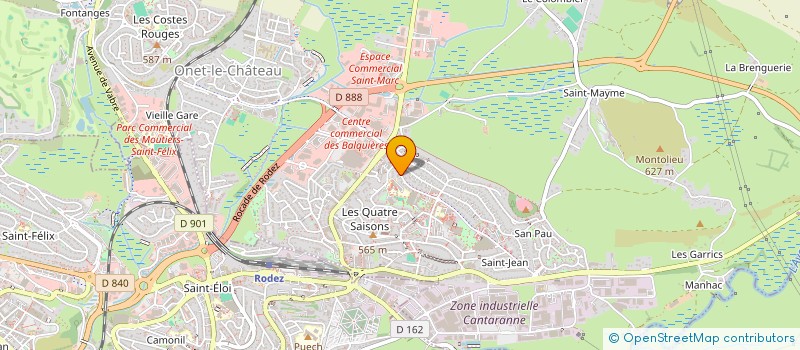 localisation de l'entreprise MADAME ISABELLE LENEGRE THOURIN  ONET-LE-CHATEAU