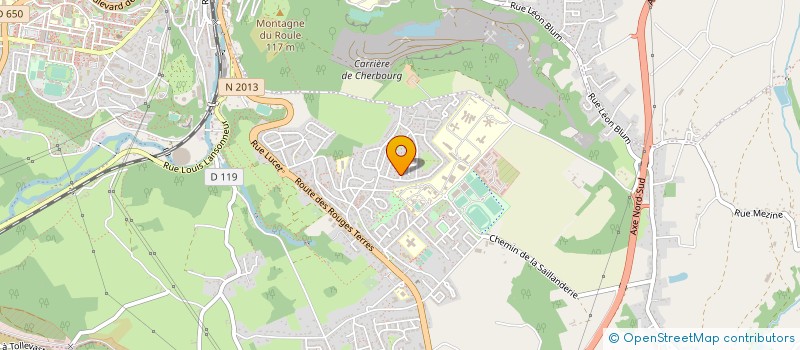 localisation de l'entreprise MADAME ISABELLE LENEVEU  CHERBOURG-EN-COTENTIN