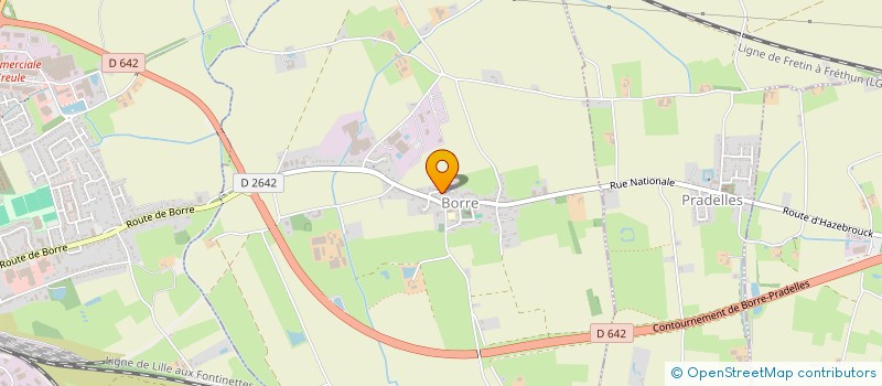 localisation de l'entreprise MADAME ISABELLE LENIAERT  BORRE