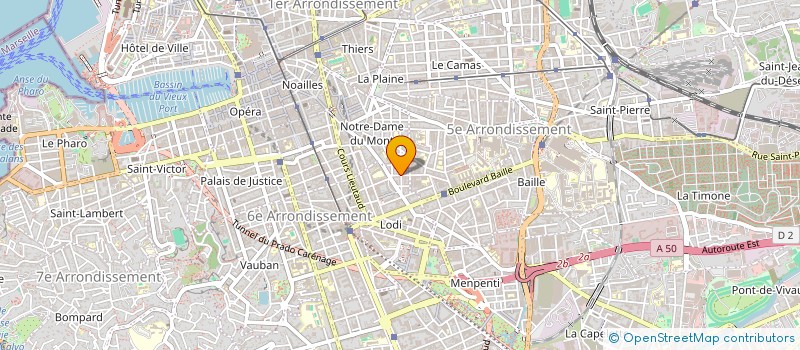 localisation de l'entreprise MADAME ISABELLE LEPILLIERZ à MARSEILLE