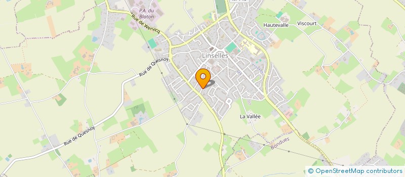 localisation de l'entreprise MADAME ISABELLE LEPLAT  LINSELLES