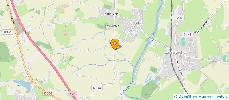 localisation de l'entreprise MADAME ISABELLE LERAT  SOUILLE