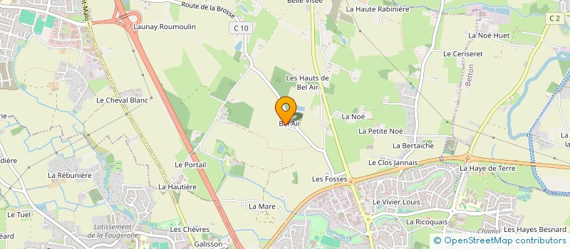 localisation de l'entreprise MADAME ISABELLE LERAY  SAINT-GREGOIRE