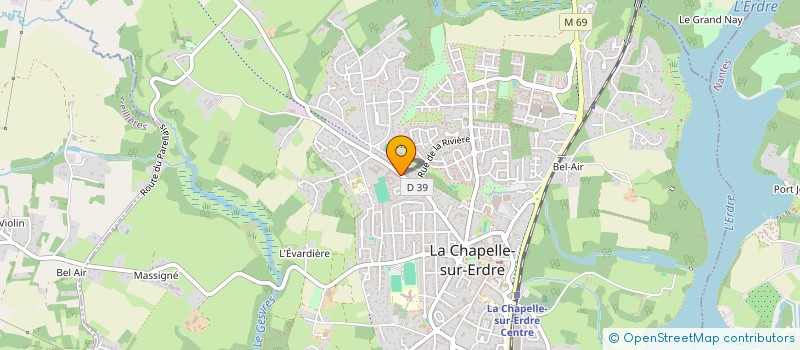 localisation de l'entreprise MADAME ISABELLE LERAY à LA CHAPELLE-SUR-ERDRE