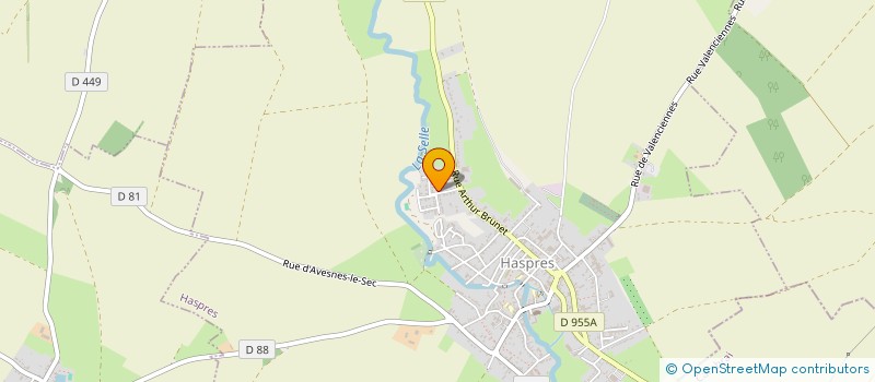 localisation de l'entreprise MADAME ISABELLE LERBIER  HASPRES