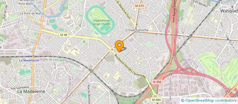 localisation de l'entreprise MADAME ISABELLE LERNOULD à MARCQ-EN-BARŒUL