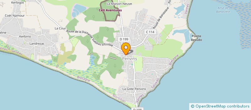 localisation de l'entreprise MADAME ISABELLE LEROY  SARZEAU