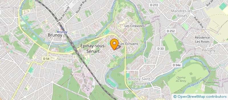 localisation de l'entreprise MADAME ISABELLE LEROY  EPINAY-SOUS-SENART