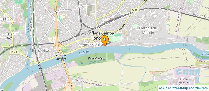 localisation de l'entreprise MADAME ISABELLE LEROY à CONFLANS-SAINTE-HONORINE