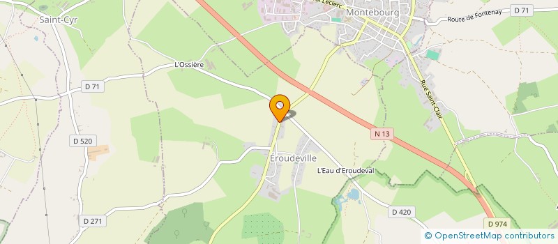 localisation de l'entreprise MADAME ISABELLE LEROY  AZEVILLE