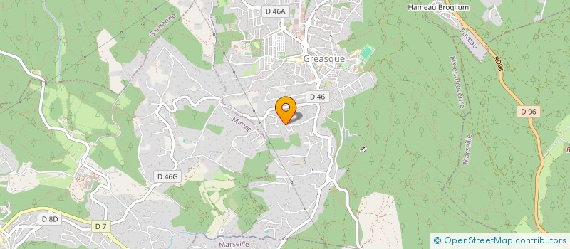 localisation de l'entreprise MADAME ISABELLE LESBROS  GREASQUE