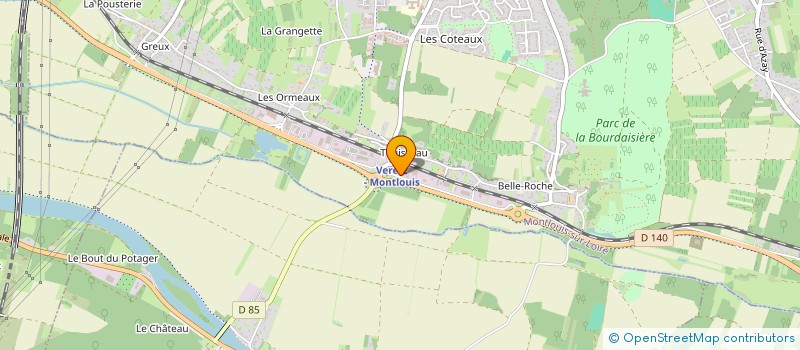 localisation de l'entreprise MADAME ISABELLE LESOURD  MONTLOUIS-SUR-LOIRE