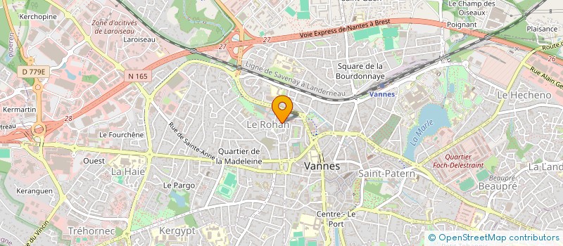 localisation de l'entreprise MADAME ISABELLE LETIEMBRE à VANNES