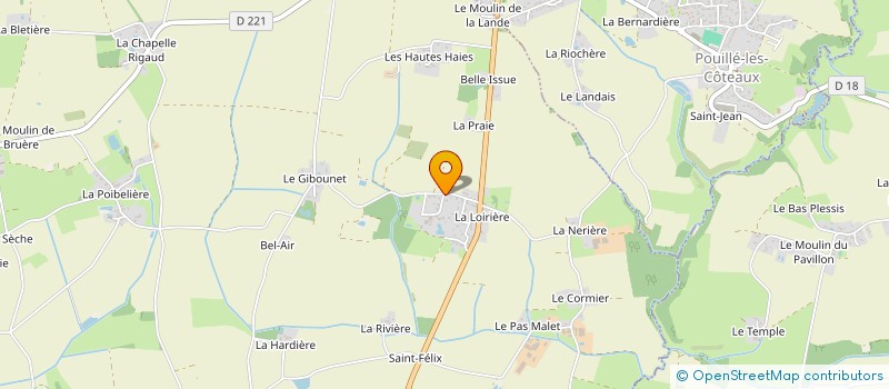 localisation de l'entreprise MADAME ISABELLE LETONDEUR  MESANGER