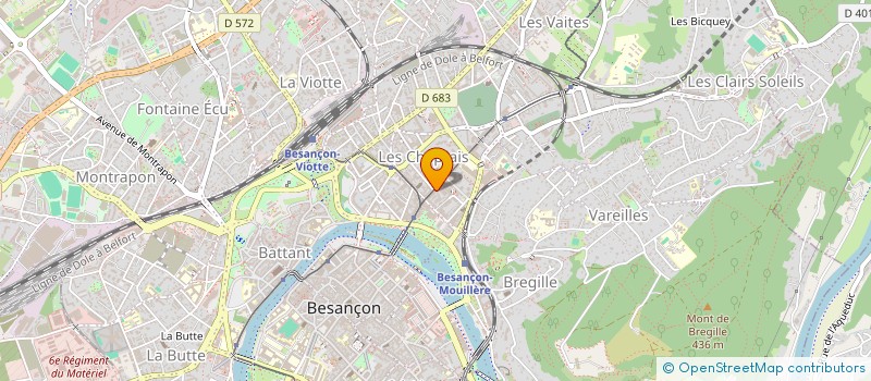 localisation de l'entreprise MADAME ISABELLE LETOUBLON à BESANCON