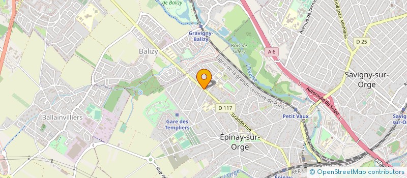localisation de l'entreprise MADAME ISABELLE LETOURMY à EPINAY-SUR-ORGE