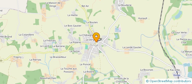 localisation de l'entreprise MADAME ISABELLE LEVEQUE  DINGE