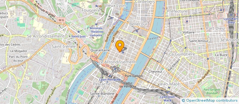 localisation de l'entreprise MADAME ISABELLE LEVY à LYON
