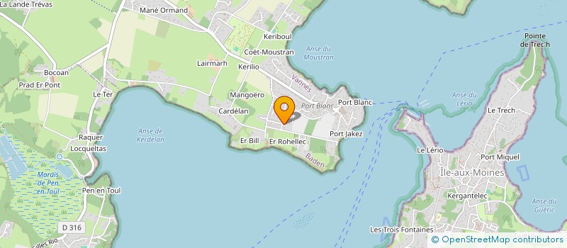 localisation de l'entreprise MADAME ISABELLE LEVY  BADEN